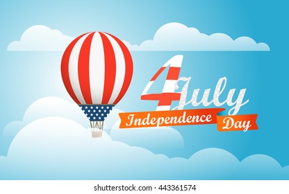 Happy independence day. Vector illustration