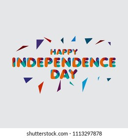 Happy Independence Day Vector Template Design Illustration