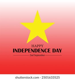 Happy Independence Day of Vietnam 2nd September, social media post greetings