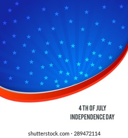 Happy Independence Day wave background.