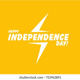 Happy Independene Day, Beautiful greeting card poster