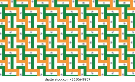 happy india day background pattern for symbolizing patriotism and celebration