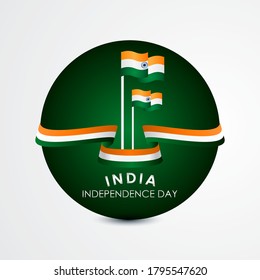 Happy India Independence Day Celebration Vector Template Design Illustration