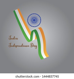 Happy India Independence Day, Republic Day, And National Day Vector Template - Vector