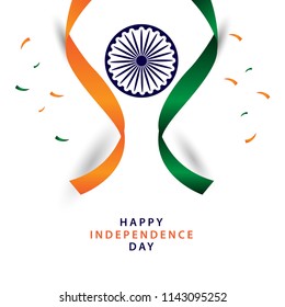 Happy India Independence Day Vector Template Design Illustration