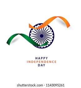 Happy India Independence Day Vector Template Design Illustration