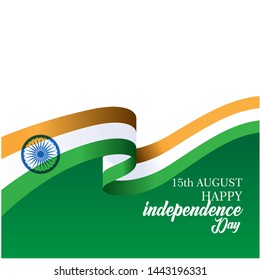Happy India Independence Day Vector Template Design Illustration