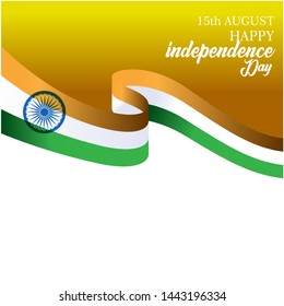 Happy India Independence Day Vector Template Design Illustration