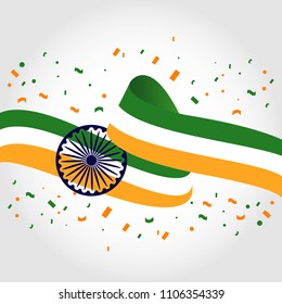 Happy India National Day Vector Template Design Illustration