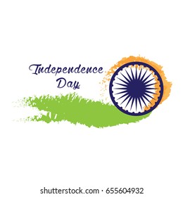 Happy Indian independence day graphic design, Vector illustration