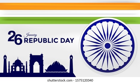 Happy Indian Republic Day celebration.26 th january.