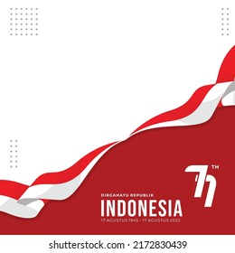 Happy Indonesia Independence Day Celebration Vector Template Design Illustration