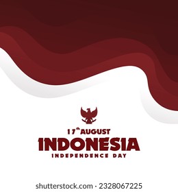 Happy Indonesia Independence Day Vector, perfect for office, company, school, social media, advertising, printing and more