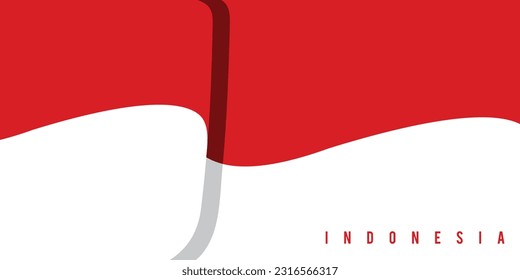 Happy Indonesian Independence Day, Dirgahayu Republik Indonesia, Vector illustration.