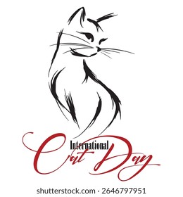 happy international cat day post