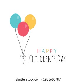 Happy International Children's Day greeting card