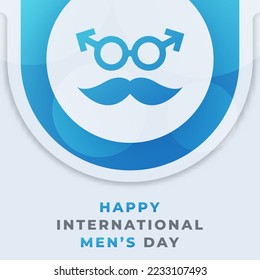 Happy International Men’s Day November Celebration Vector Design Illustration. Template for Background, Poster, Banner, Advertising, Greeting Card or Print Design Element