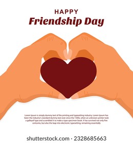 Happy International Friendship Day Post Template