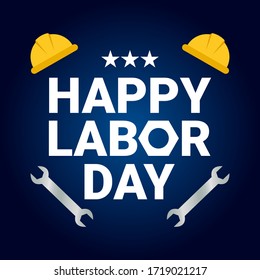 Happy International Labor Day banner 1st May background wallpaper Creative Design Template vector illustration