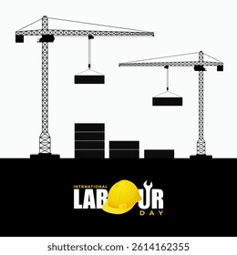 Happy international labor day. May 1st, vector illustration design