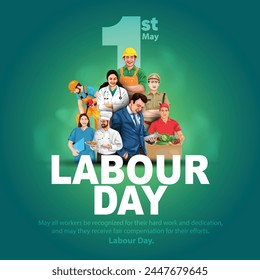 happy international labor day. vector illustration design svg