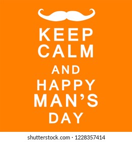Happy international Mens day design template. vector eps 10