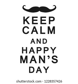 Happy international Mens day design template. vector eps 10