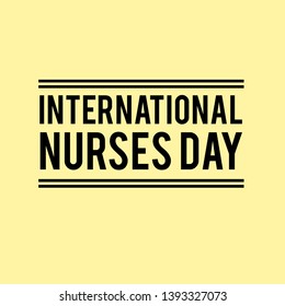 Happy International Nurses Day Vector Template Design Illustration