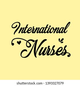 Happy International Nurses Day Vector Template Design Illustration