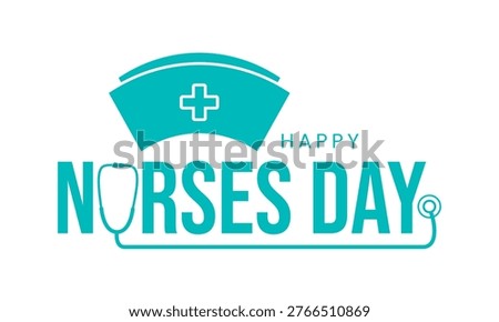 Happy International Nurses Day. Vector illustration design