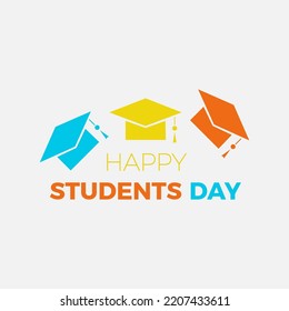 Happy International Students Day. Design for your halal purpose.