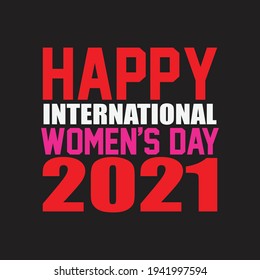 happy international women's day 2021 - vector 