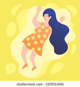 Happy International Women's Day, 8th March, Women Power Illustrated By Hand - Vector Eps