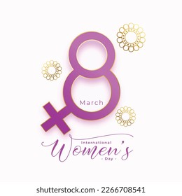 happy international womens day background for female success vector