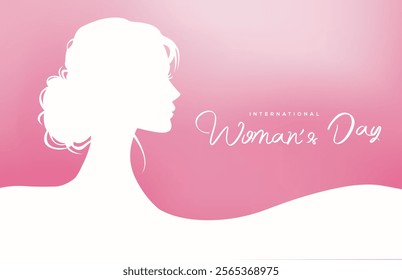 Happy International Women's Day Design. Women's Day, 8th March, Empowering Women, Inspiring Change.