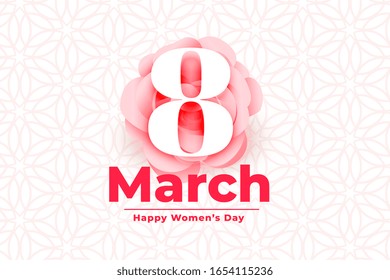 happy international womens day event background design