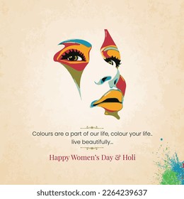 Happy International Women's Day   Holi