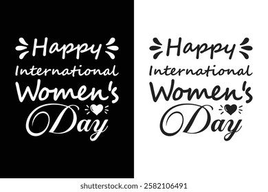 Happy International Women's Day T-Shirt Design