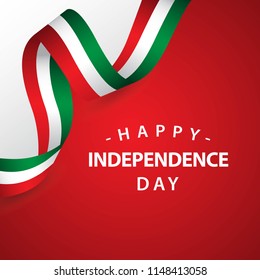 Happy Italy Independent Day Vector Template Design Illustration