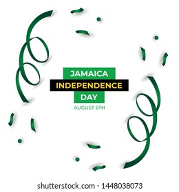 Happy Jamaica Independence Day Vector DesignTemplate Illustration