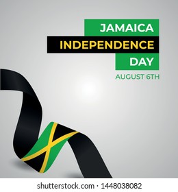 Happy Jamaica Independence Day Vector DesignTemplate Illustration