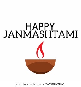 Happy Janmashtami vector, Happy Janmashtami vector, Janmashtami, Janmashtami Greetings, Suitable for poster background Design