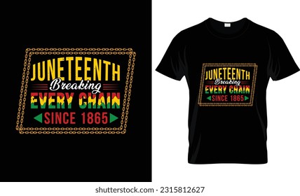Happy Juneteenth day, Black History Month 19-06-1865. T-Shirt Vector Design Template,
Ready for print item posters, mugs, Stickers, labels, banners, apparel design, and others.
