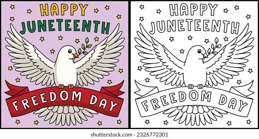 Happy-Junetag-Illustration zum Thema Freiheit