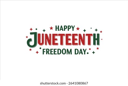 Happy Juneteenth Freedom Day – Minimal Icons