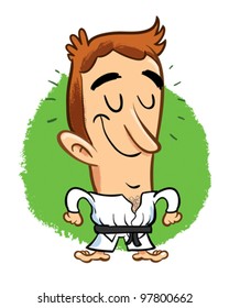 Happy Karate Guy