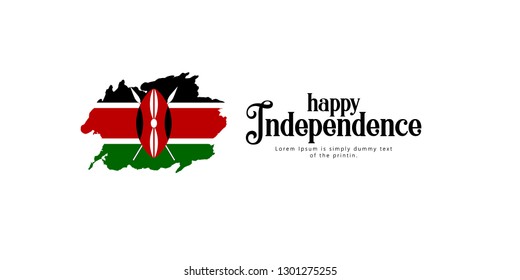 Happy Kenya Independence Day Vector Template Design Illustration