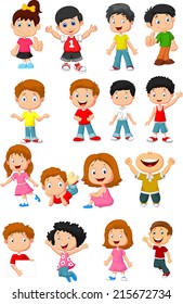 happy kid cartoon collection