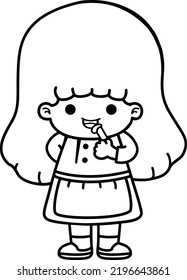 happy kid cooking chef vector illustration