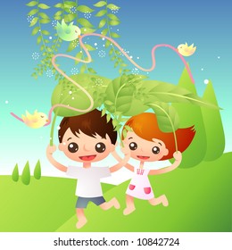happy kids